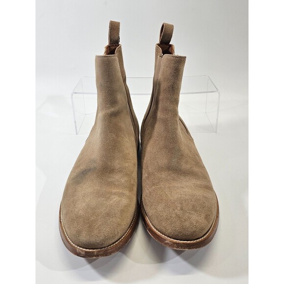 ORO The Classic Men\'s Size 13 Tan Chelsea Boots Calf Suede Pull On Ankle Booties main image 5